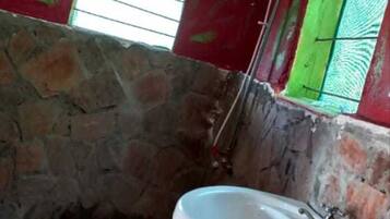 Shower, soap, shampoo