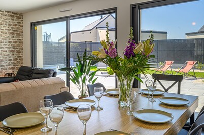 Villa Almaé - Maison neuve proche plages avec piscine chauffée