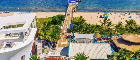 サンラウンジャー、ビーチタオル