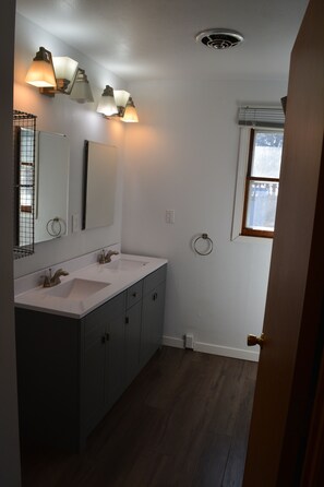 Towels, soap, toilet paper