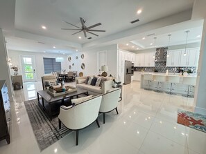 TV connectée, cheminée