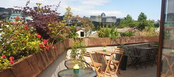 This is without doubt THE BEST LOCATION you could ever ask for visiting Tbilisi.