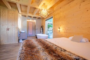 2 bedrooms, free WiFi, bed sheets - Base Camp COSY chalet 4 personnes (Les Masses)