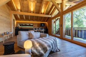 Fireplace - Base Camp COSY chalet 4 personnes (Les Masses)