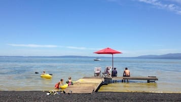 On the beach