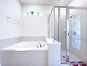 Hair dryer, towels