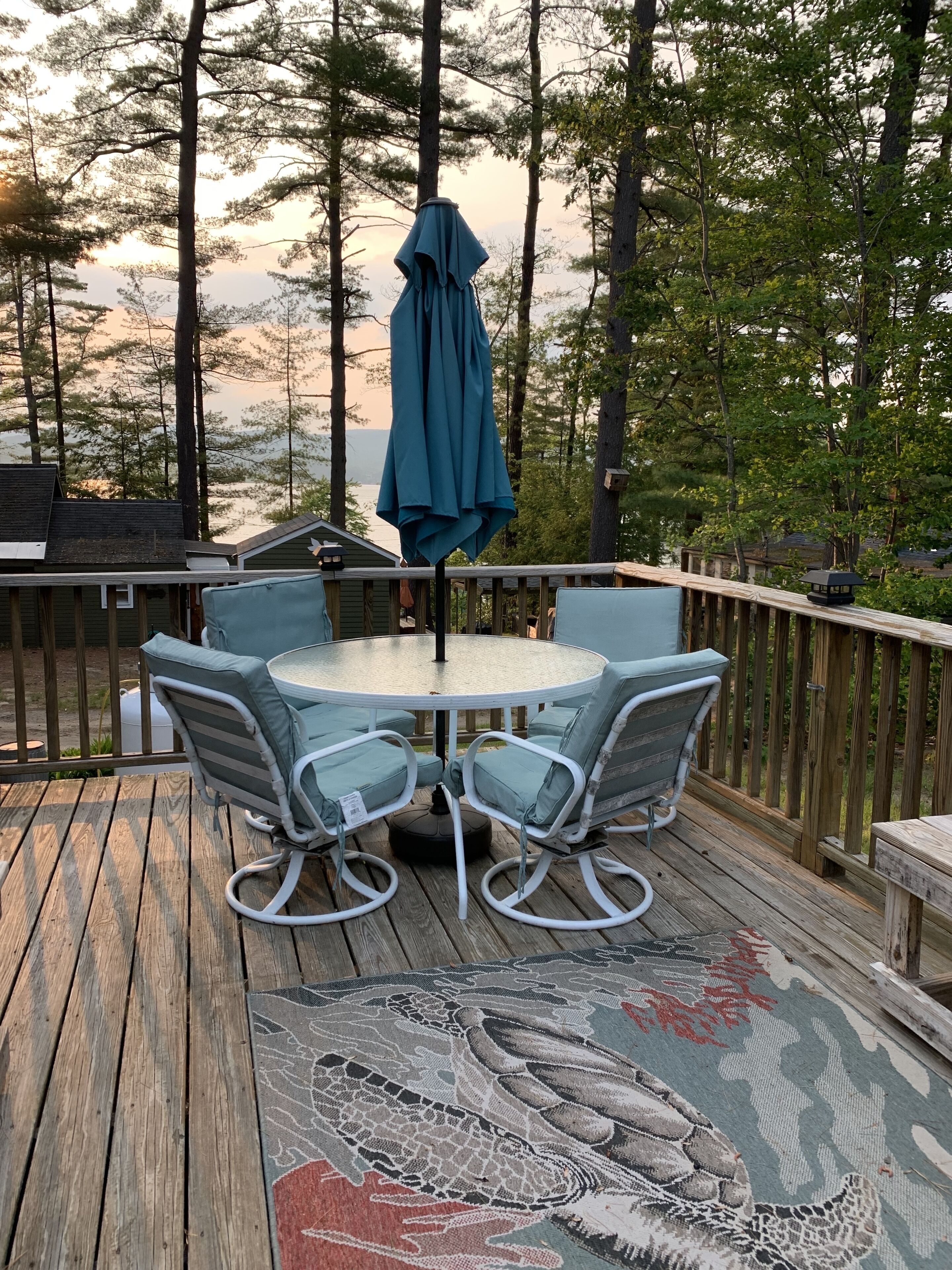 Webster Camp - rustic getaway with Webster Lake access, fire pit & large deck!  