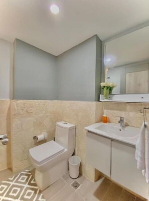 Shower - Madame X Larimar | Stylish 2BR condo in Juan Dolio (Playa Juan Dolio)