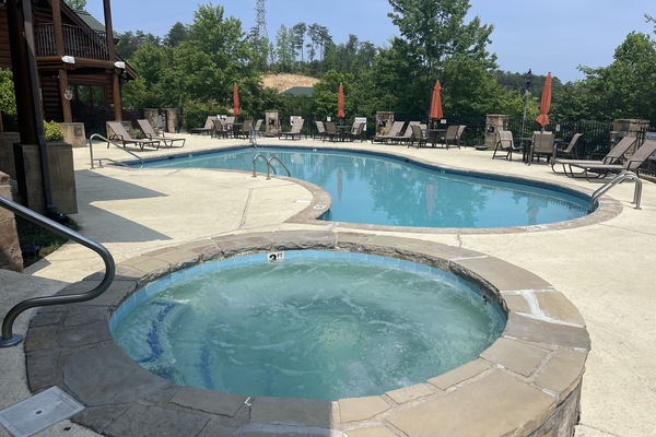 Indoor pool, outdoor pool