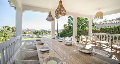 4-bedroom, 3-bathroom villa with a private pool, stunning sea and mountain views