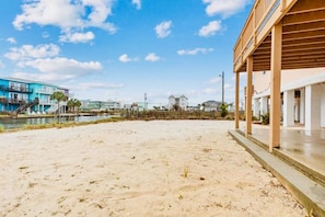 Enjoy stunning ocean views from this beachfront property.