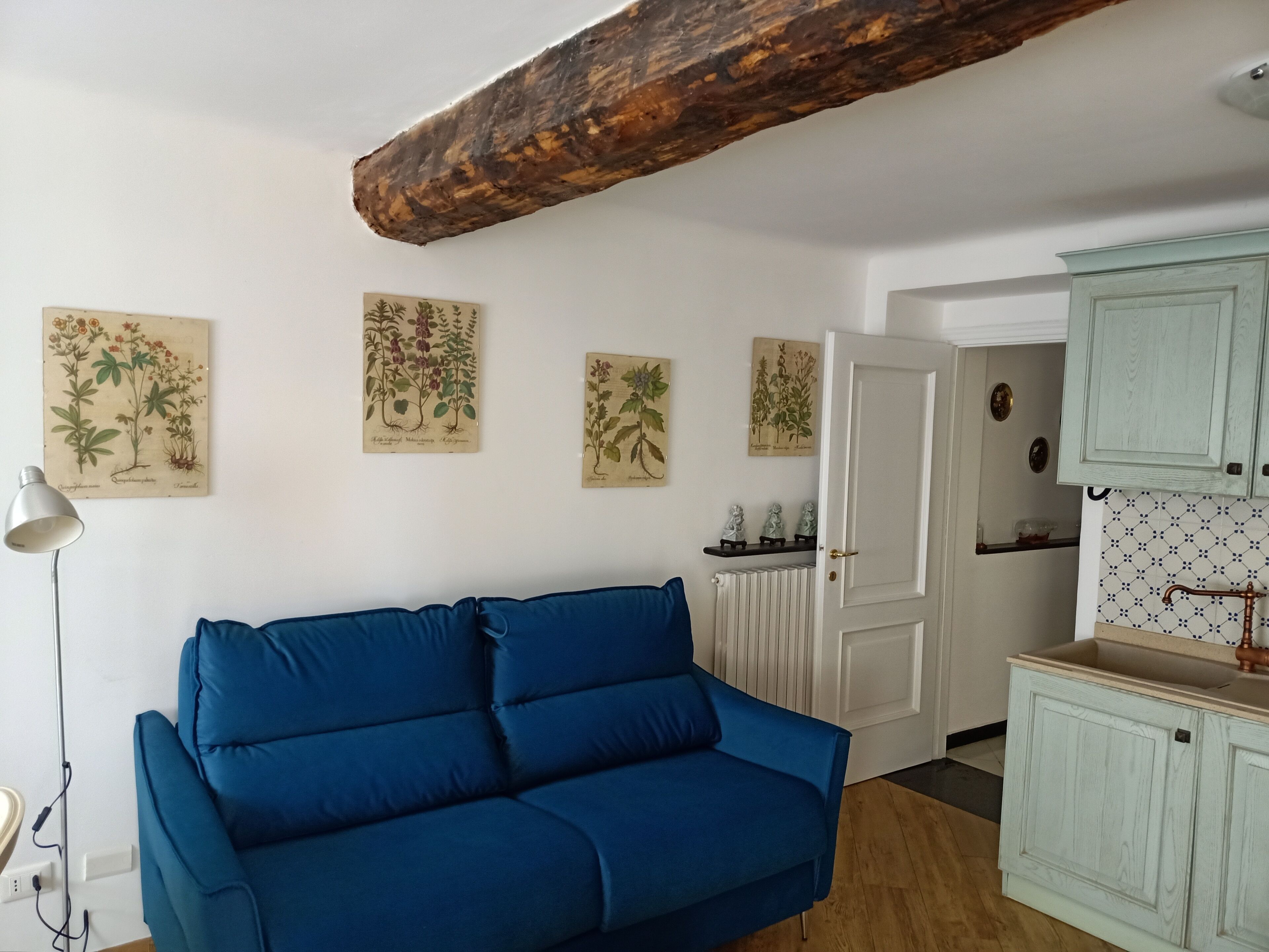 Een flatscreentelevisie