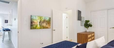 4 bedrooms, iron/ironing board, travel crib, WiFi
