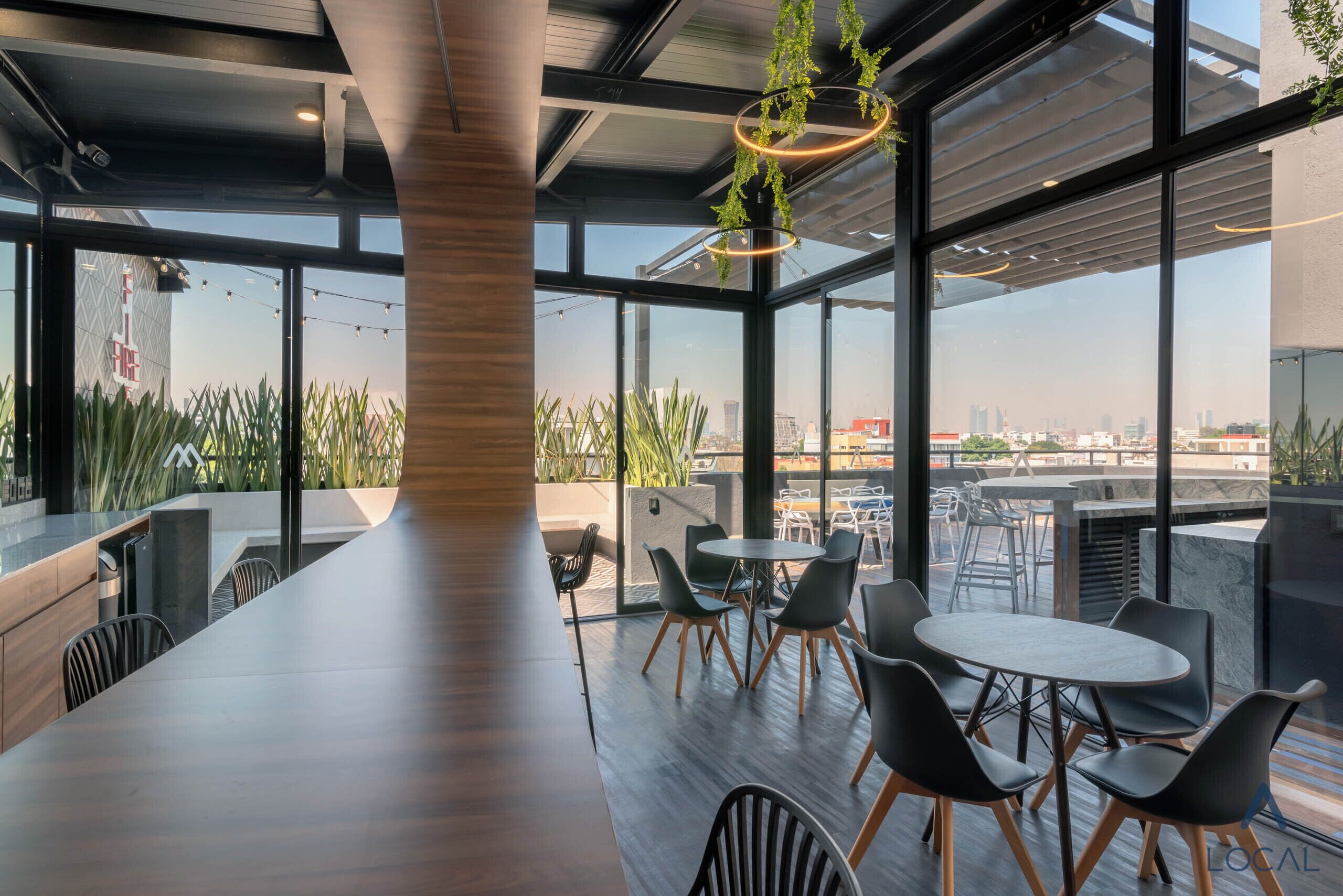 Terraza en la azotea