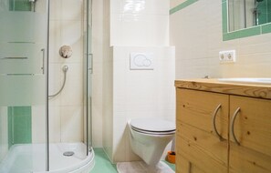 Shower, hair dryer