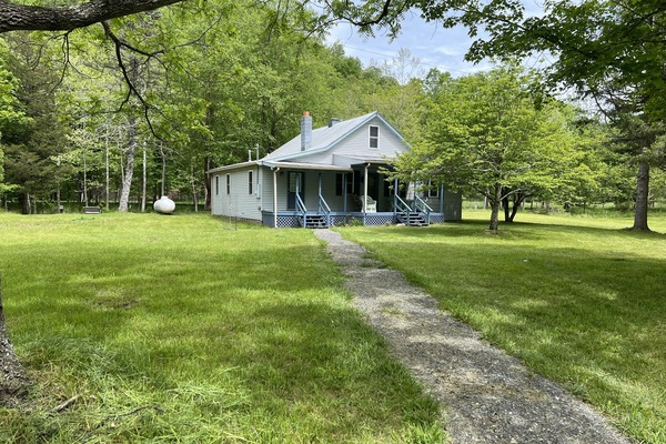 Front of the cottage