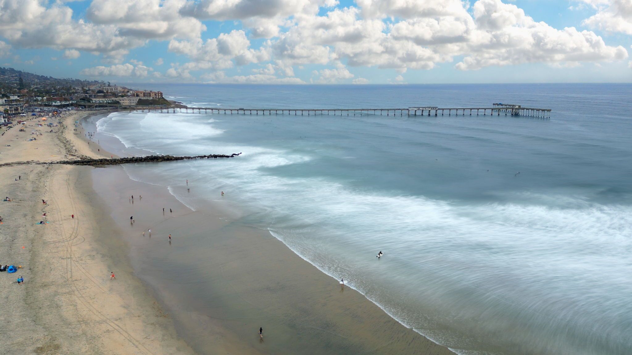 Southwest View of Ocean Beach Pier.