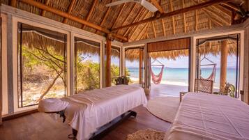 Couples treatment rooms, deep-tissue massages, massages