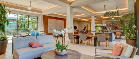 Lobby sitting area