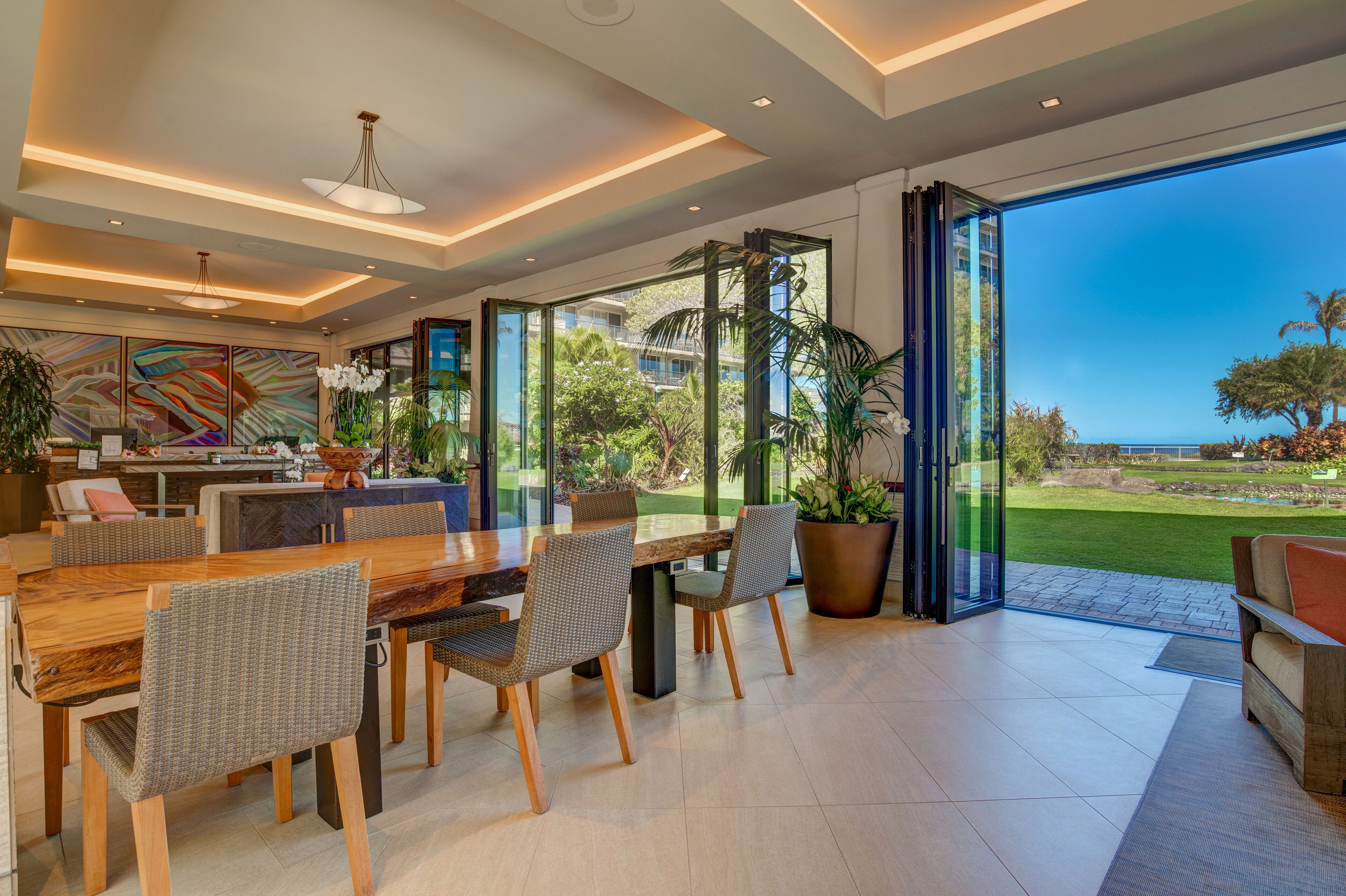 Lobby sitting area