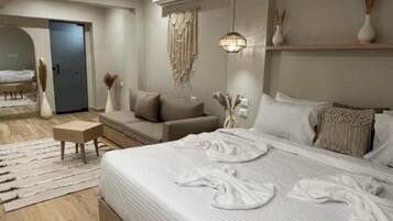 Luxury-Studiosuite (With Terrace) | Hochwertige Bettwaren, Select-Comfort-Betten, Minibar, Zimmersafe