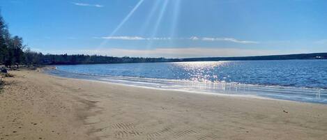 Sun loungers, beach towels