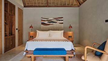 Premium bedding, individually furnished, desk, laptop workspace