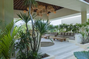 Zona de estar del vestíbulo