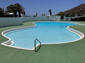 Una piscina riscaldata