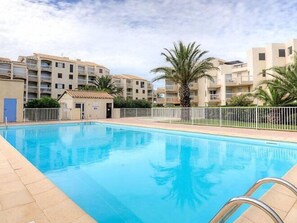 Pool - Studio in Saint Cyprien 50m from the beach (Saint-Cyprien)