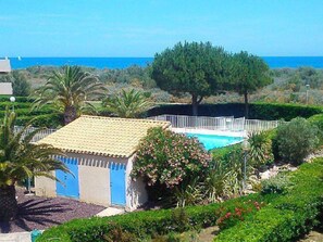 Pool - Studio in Saint Cyprien 50m from the beach (Saint-Cyprien)