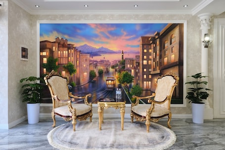 32-inch flat-screen TV with cable channels, TV, heated floors