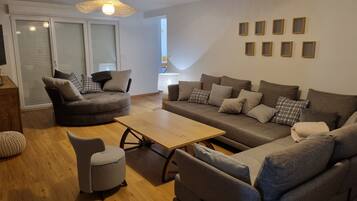 智能電視、壁爐、書籍