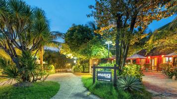 Front of property – evening/night