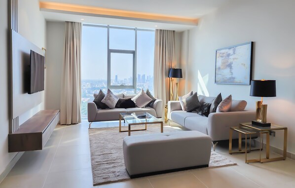 Living area - FARHAN TOWER (Manama)