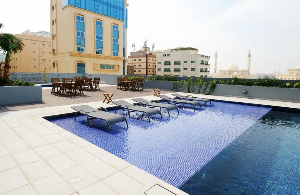 Indoor pool, outdoor pool, free pool cabanas, pool umbrellas