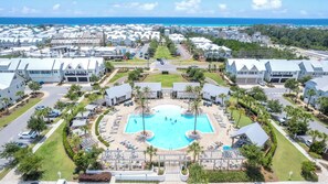 Exterior - Sun & Fun at The Swell Club 30A (with golf cart!) (Inlet Beach)