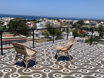 Villa Issa vue sur le mer - 800 m à la Plage