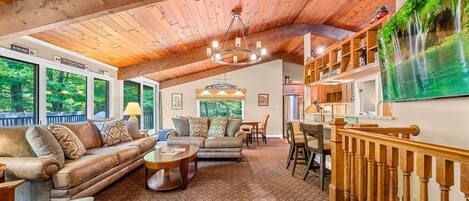 Ferienhaus, 4 Schlafzimmer | Wohnbereich