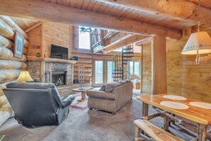 Ferienhütte, 2 Schlafzimmer | Wohnbereich