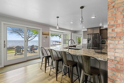 Waterfront Haven in Egg Harbor w/ Kayaks, Games, Bikes & Outdoor Fireplace