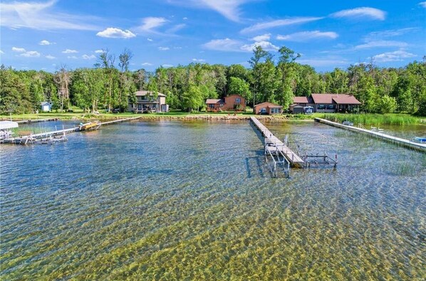 Marina - Pontoon Rental, Great Fishing, Guest House, Swimming off of Dock, & More! (Brainerd)