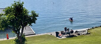 Charming rustic cabin with shared lake access and golf course views.  