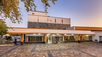 Fachada de la propiedad