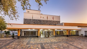 Façana frontal de l'allotjament