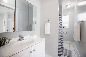 Hair dryer, towels