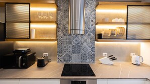 Luxury Apartment | Private kitchen - Green Terrace Apartment 6 (Tirana)