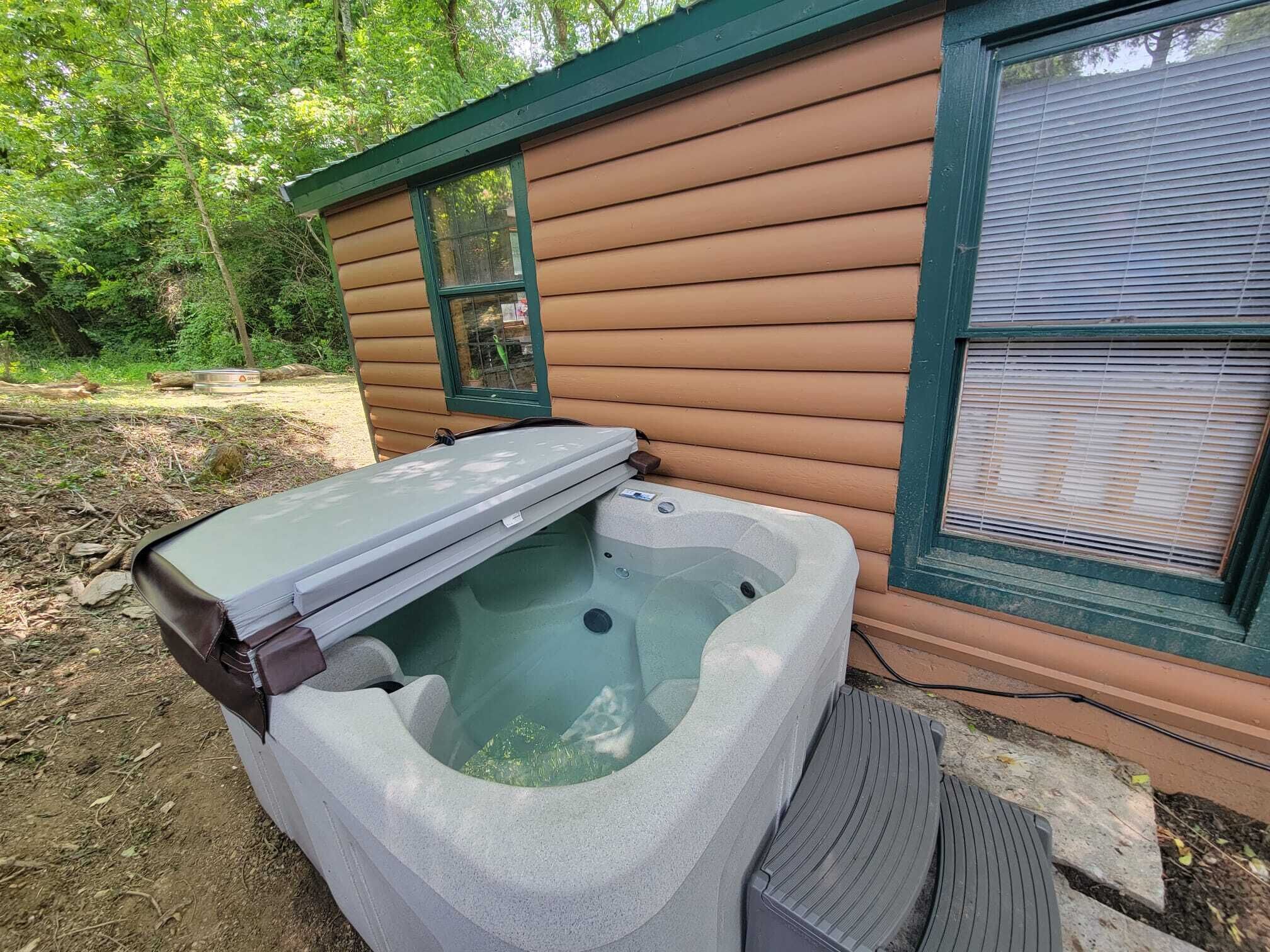 Bain à remous extérieur