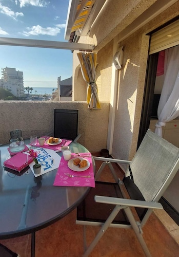 Apartamento con terraza y vistas al mar, al lado del Balneario Marina d'Or.