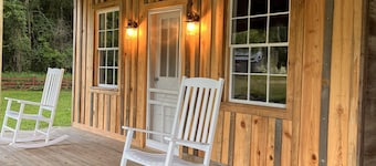 Historic Dog-Trot cabin huge porch Farm-stay